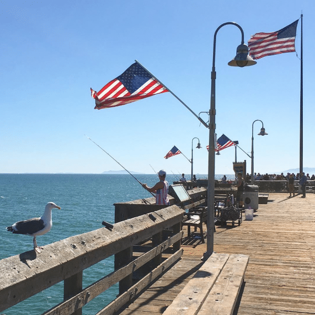 Fishing on Ventura Pier