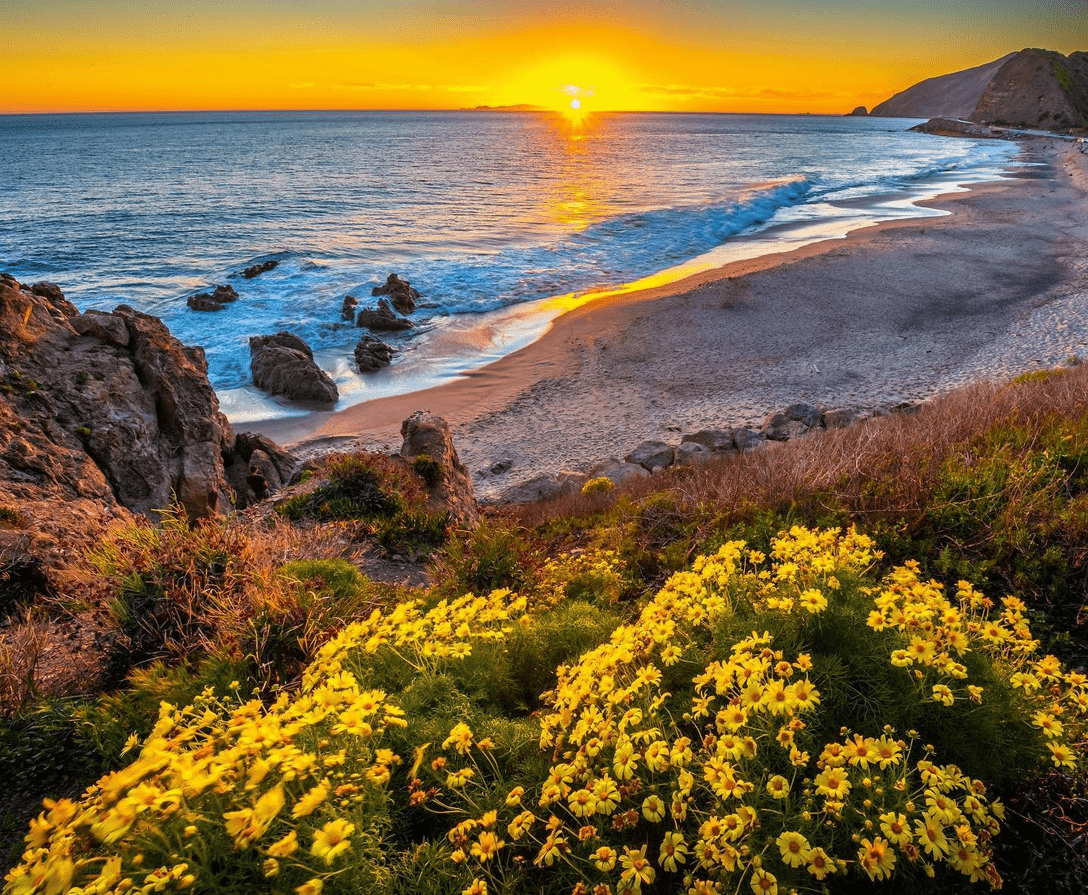 Winter Vacation Idea in California #5: Point Mugu State Park. Camping on Highway in California