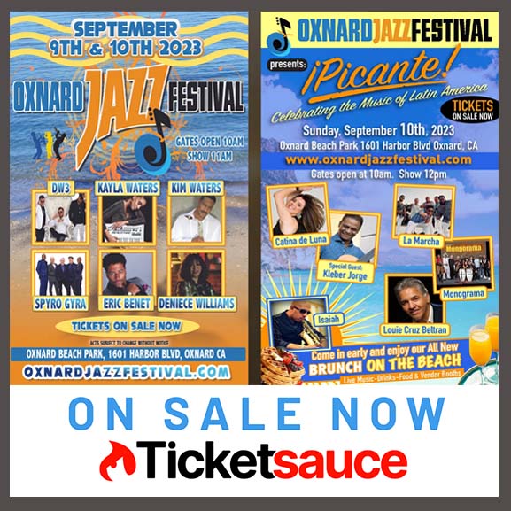 2023 Oxnard Jazz Festival Lineup and event schedule.