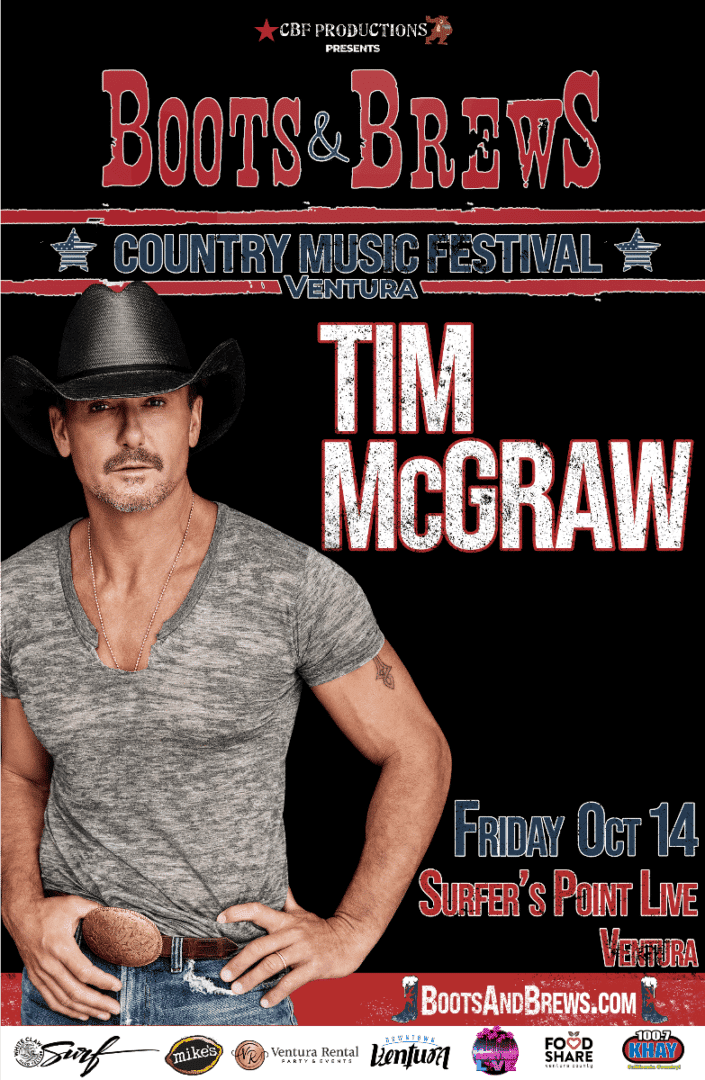 Tim McGraw October 2022 in Ventura Oct 14 2022