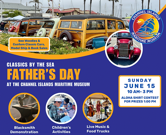 Father's Day Classics by the Sea event flyer.