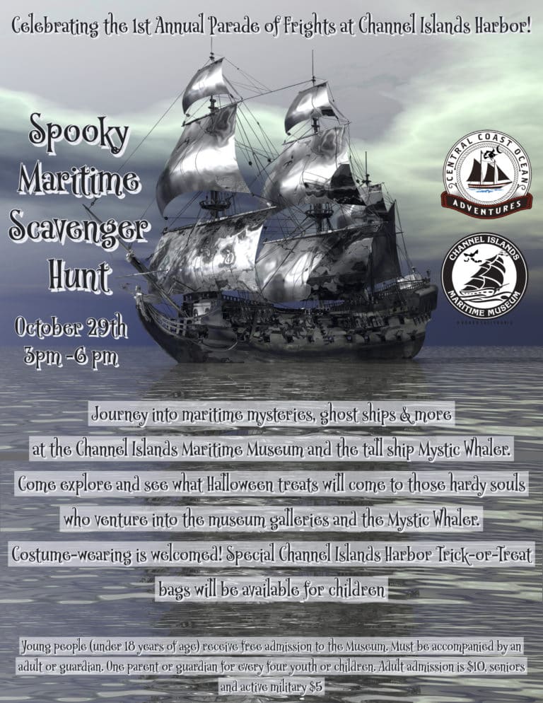 Spokky Maritime Scavenger Hunt at Channel Islands Harbor on October 29th