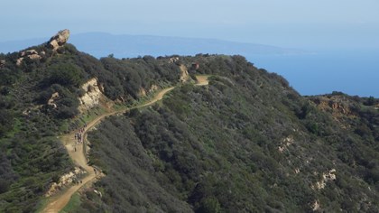 The Santa Monica Mountains are one of the only coastal National Parks in California.