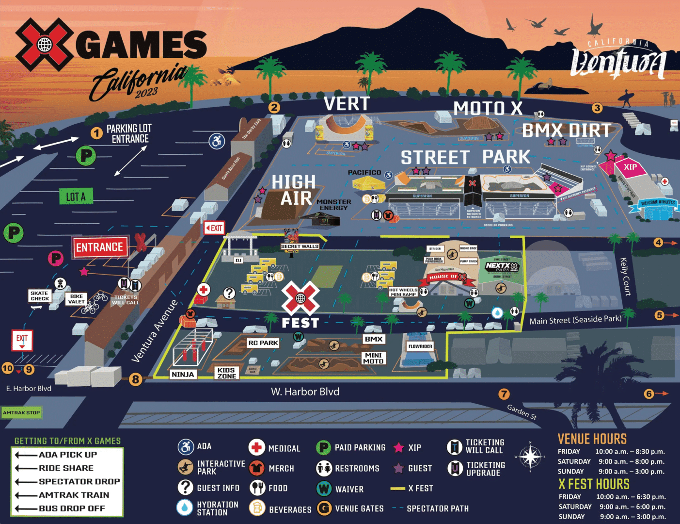 Download the Ventura X Games Event Map