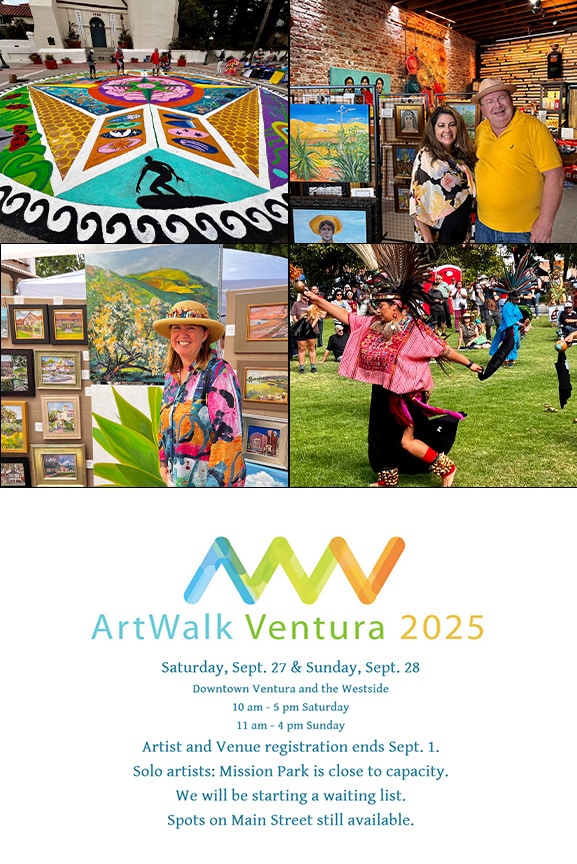 Artwalk Ventura, 2025 Event Flyer