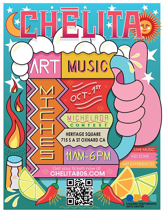 Chelita Art, Music, and Miche festival in Oxnard CA.