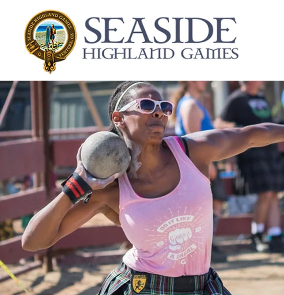 Scottish Festival in California, United States. Seaside Highland Games