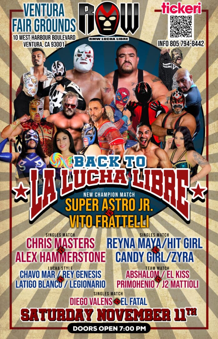 Back to lucha libre at Ventura County Fairgrounds