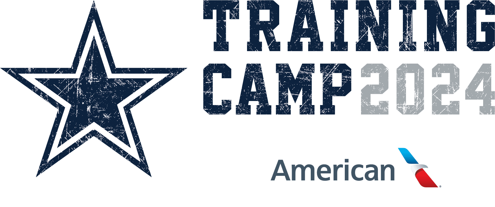 Dallas Cowboys Training Camp 2024 Logo American Airlines.
