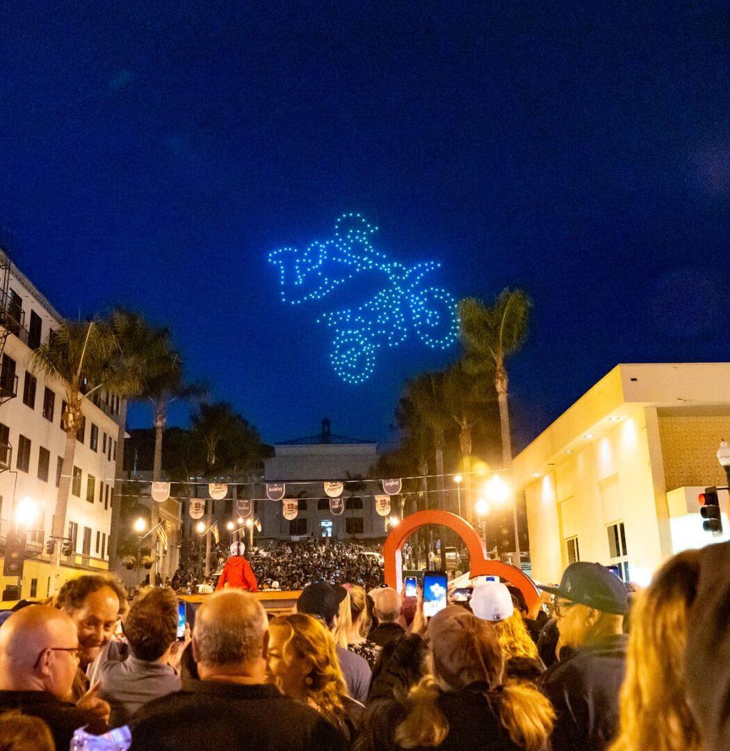 Downtown Ventura Drone Show X games 2024