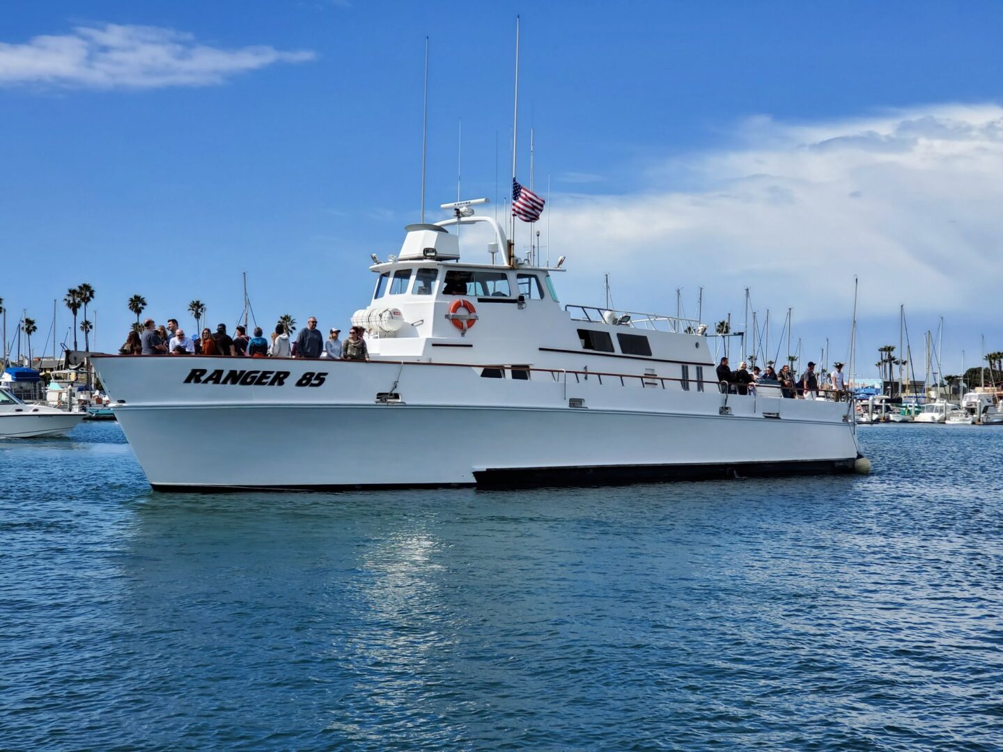 Large Charter boat.