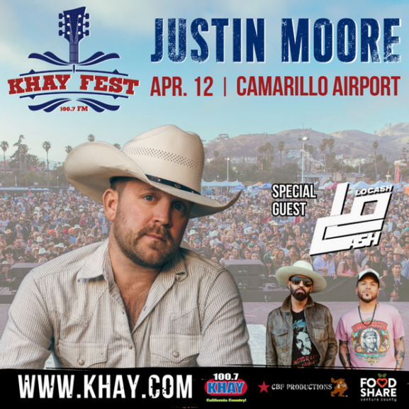 KHAY Fest 2025 headlining Justin Moore at Camarillo Airport