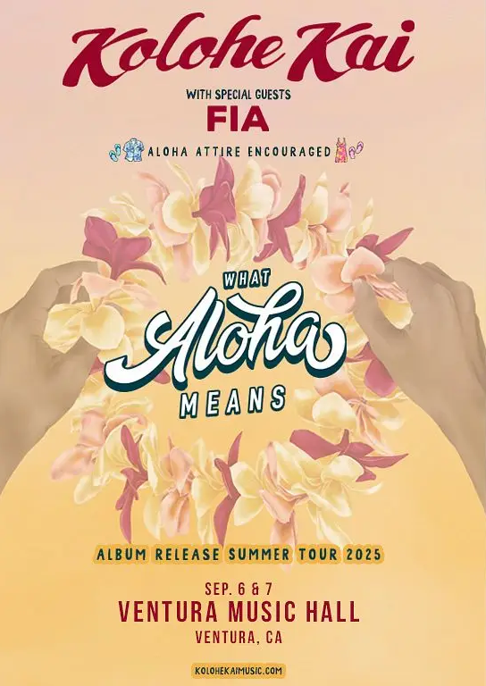 Kolohe Kai What Aloha Means Album Release Tour in Ventura.