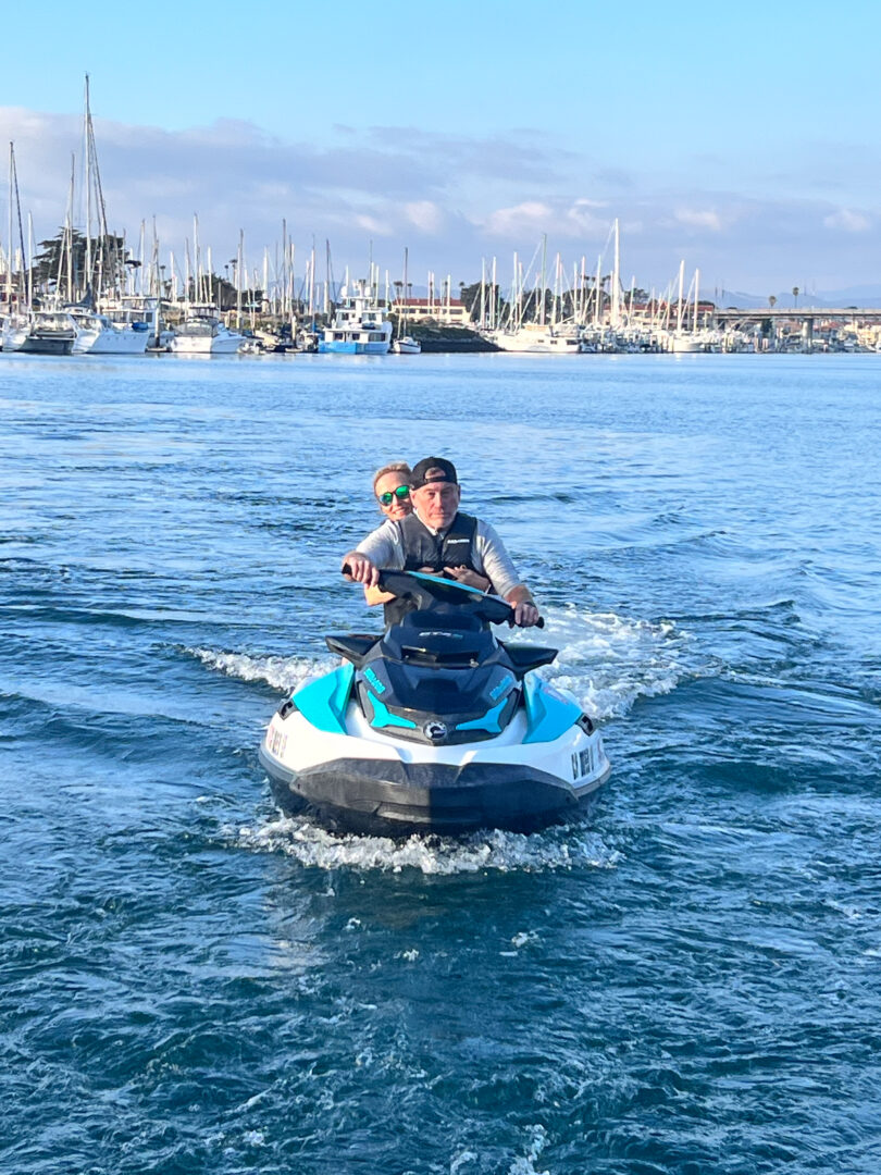Jetski session off the coast of Oxnard.