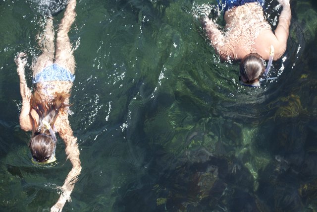 Fall in California offers warm ocean temperatures for water sports like snorkeling and swimming in the Pacific Ocean.