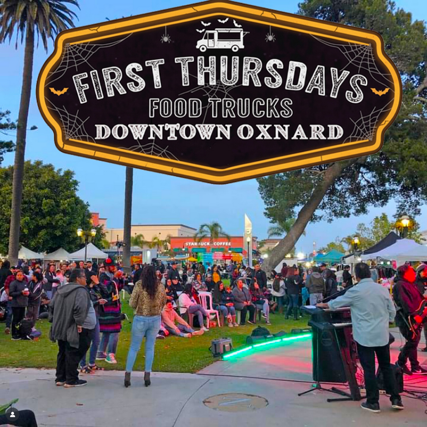 First Thursdays Food Trucks in Downtown Oxnard.