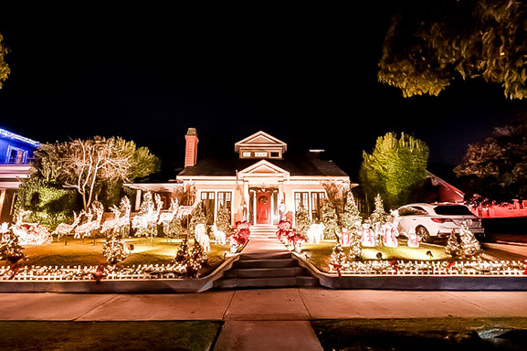 Historic Downtown Christmas Tree Lane in Oxnard