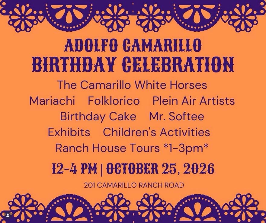 Adolfo Camarillo Birthday Celebration event poster 2026