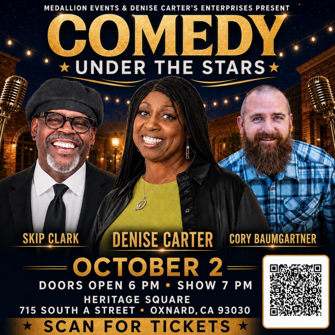 Comedy Under The Stars at Heritage Square in Oxnard.